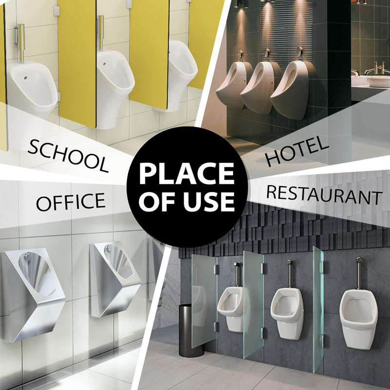 Urinalsieb mit Duft 12er-Pack Urinal Stein Spritzschutz Geruchsschutz für Toiletten im Badezimmerbür