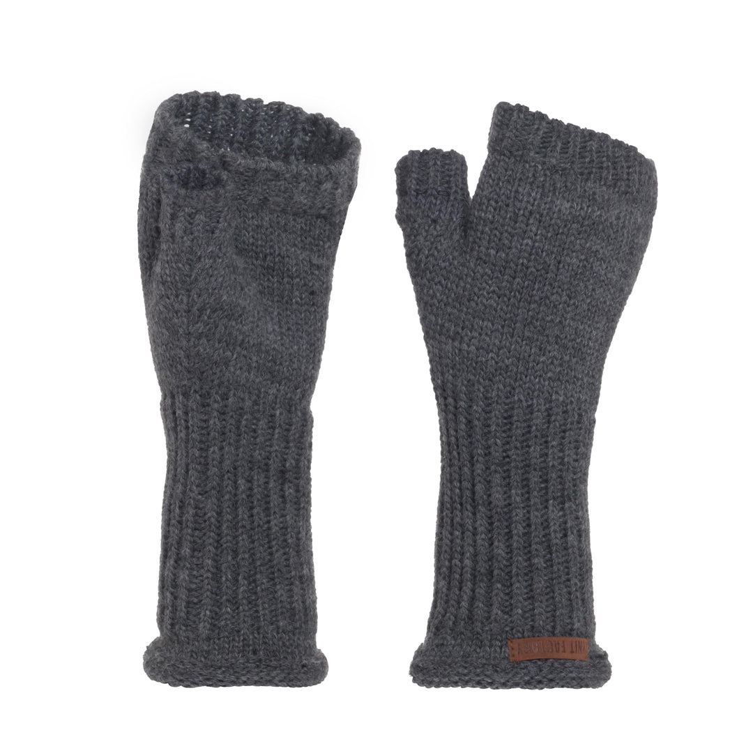 KNIT FACTORY - Cleo Handstulpen - Fingerlose Handschuhe - Gestrickte Handschuhe für Winter - Damen H