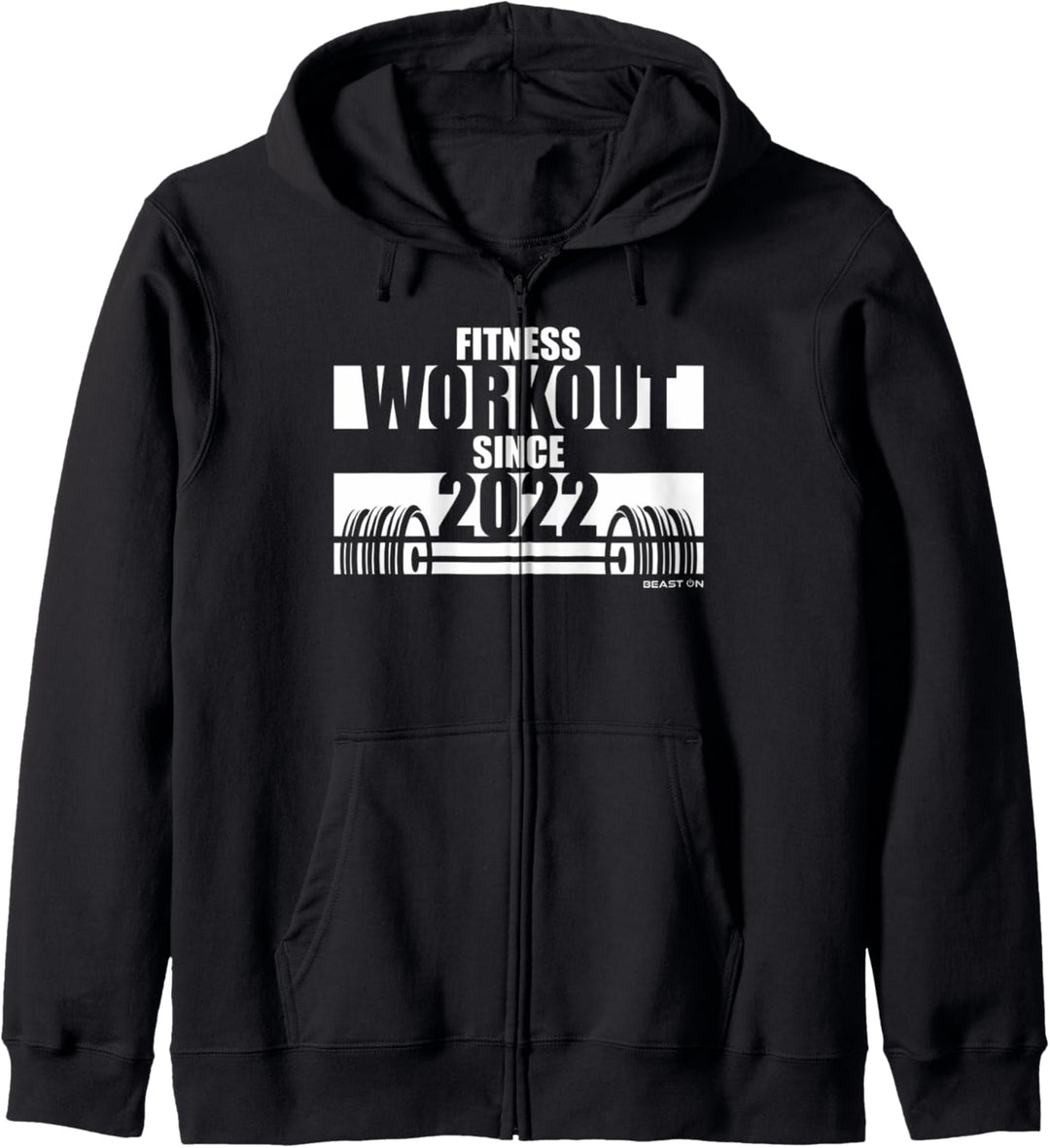 Fitness Workout since 2022 Gym Motivation Sprüche Fitness Kapuzenjacke