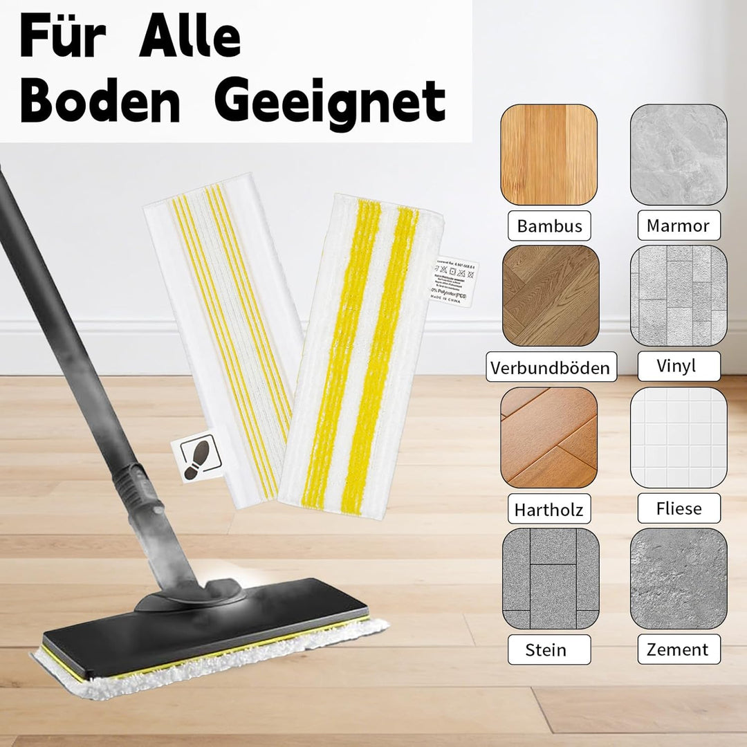 14 Stück Ersatzpads Set Kompatibel für Kärcher Dampfreiniger Zubehör EasyFix SC 1, SC 2, SC 3, SC 4,