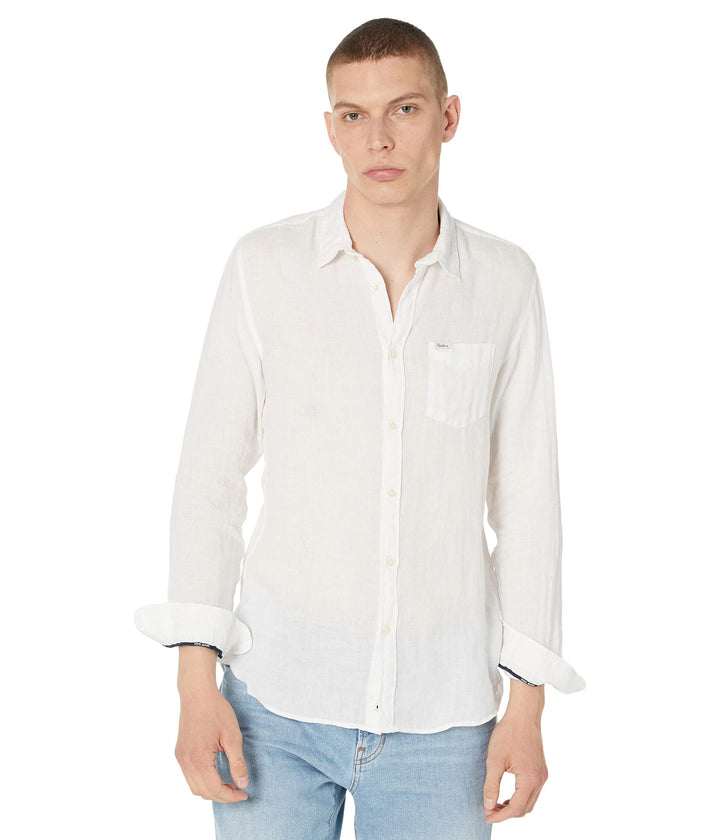Pepe Jeans Herren Parkers Shirt XL White (White), XL White (White)