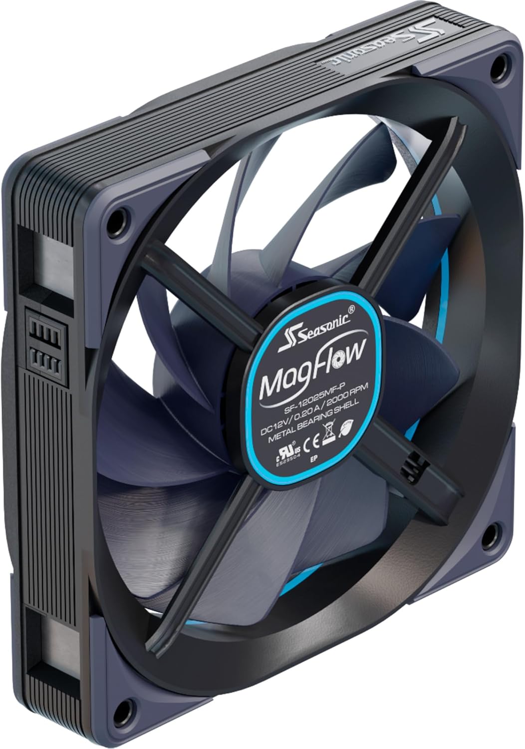 Seasonic Lüfter MagFlow 1225PWM 3-Fan Kit 3 Stück