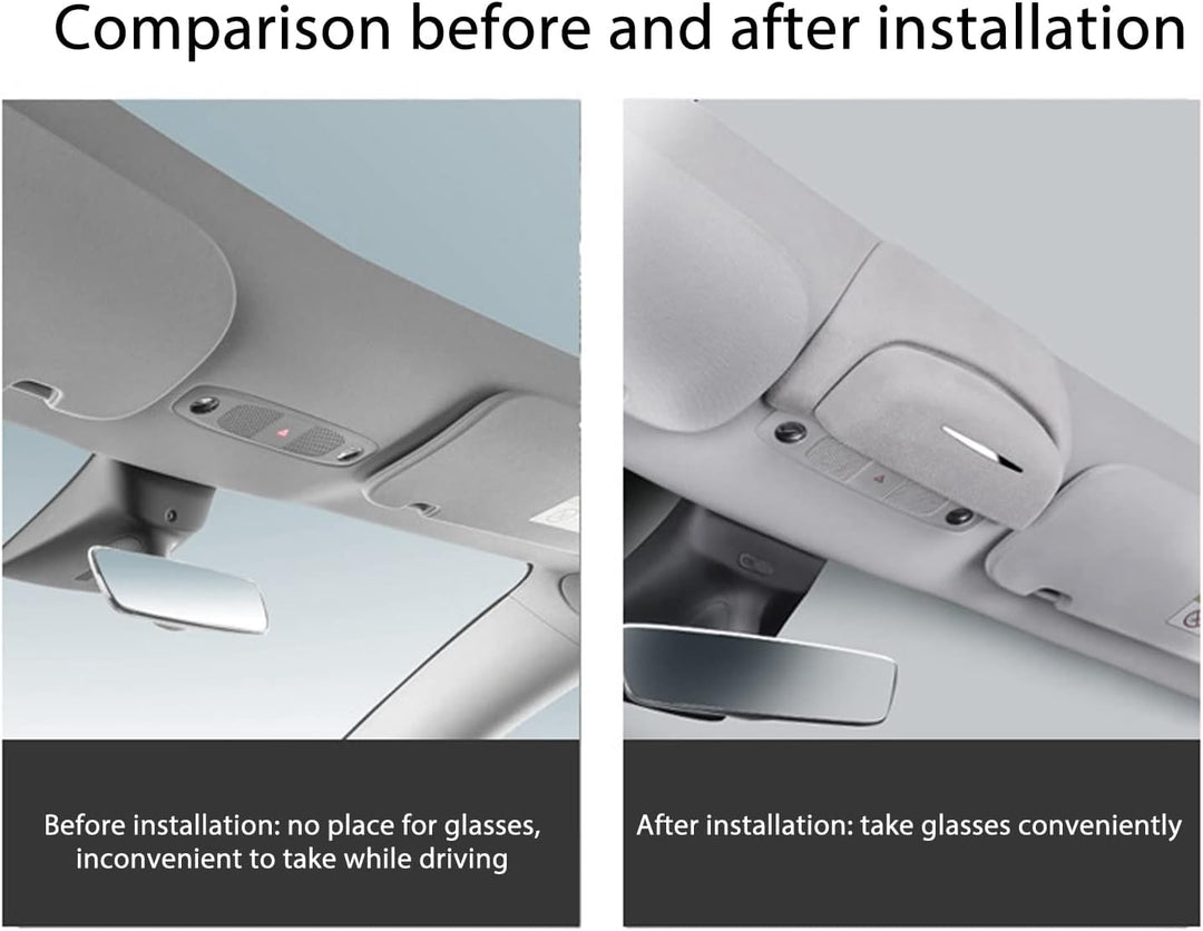 Für Tesla Model Y Auto Aufbewahrungskoffer, Auto Sonnenbrillen Aufbewahrungsbox, Gadget Organizer Fü