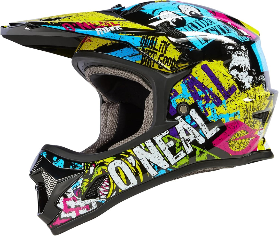 O'NEAL SONUS Helm SOLID Grau/Rot M Multi, M Multi