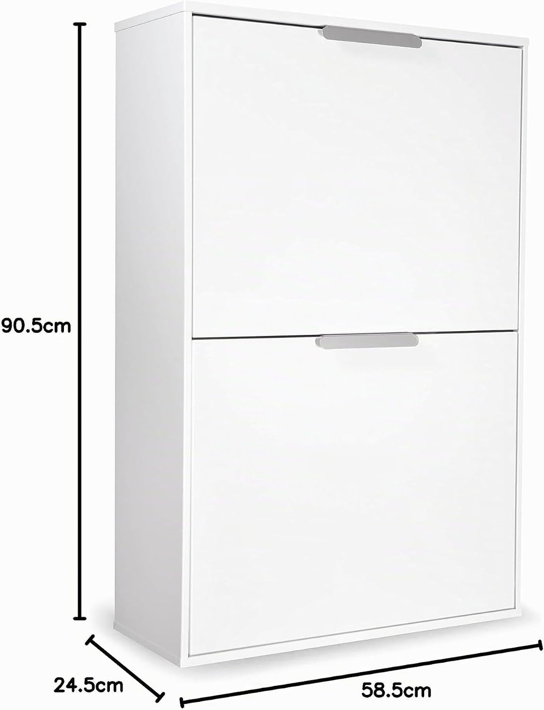 ARREGUI Ecoclas CR601-E Mülltrennsystem aus Stahl | 4 Fächer Mülleimer für die Küche | 4x17L (68L) |