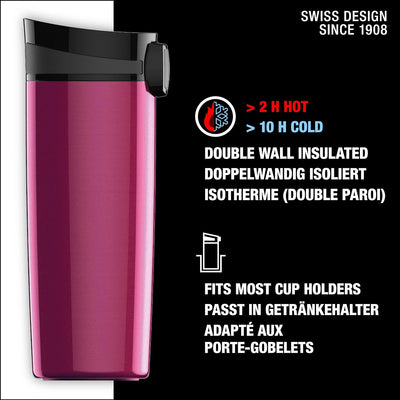 SIGG Miracle Thermobecher (0.27 L / 0.47 L), schadstofffreier und isolierter Kaffeebecher, auslaufsi