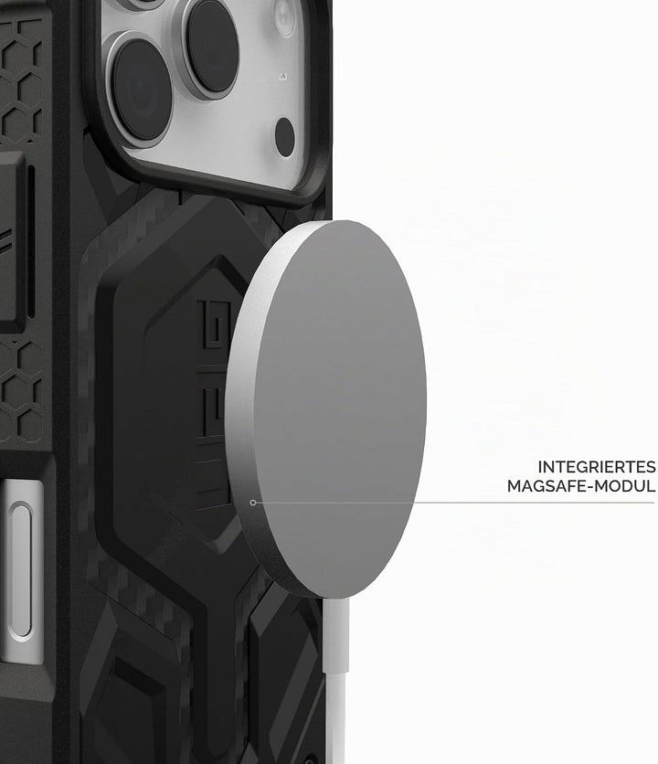 URBAN ARMOR GEAR Monarch Pro Case kompatibel mit Apple iPhone 17 Pro Hülle (Wireless Charging/Magnet