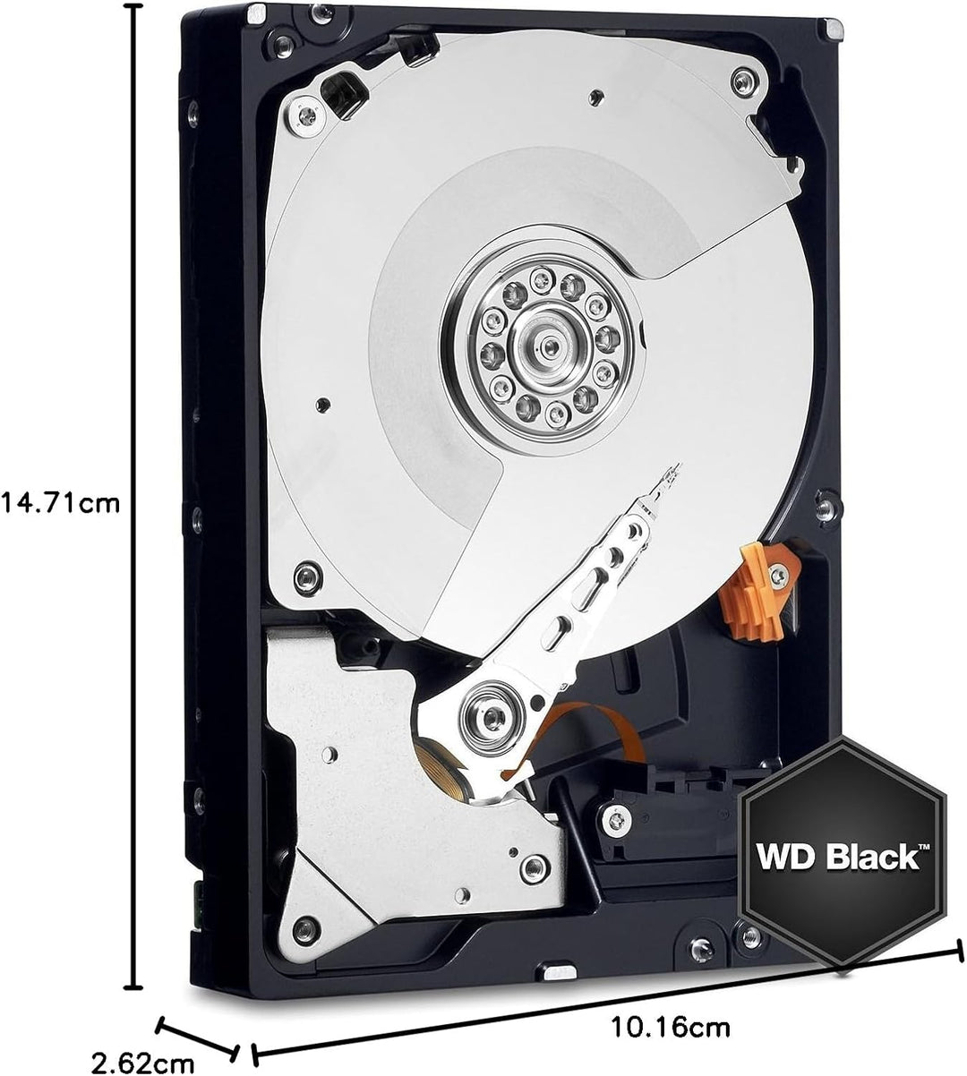 WD Desktop Black 6 TB interne Festplatte SATA, 6Gb/s 128MB interner Speicher (Cache) 8,9cm 3,5Zoll 7