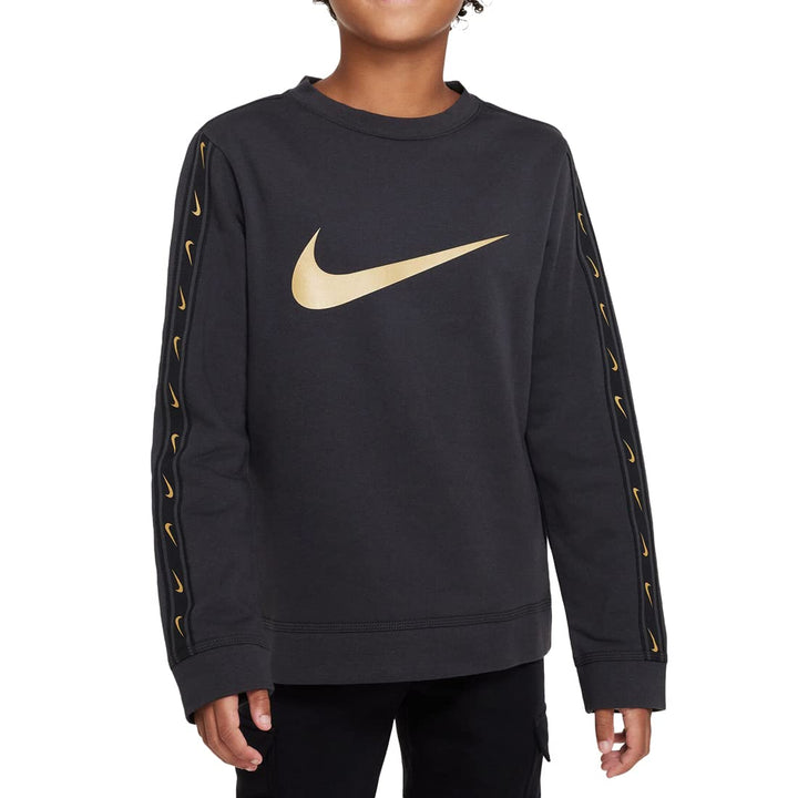 Nike Unisex Kinder B NSW Repeat Sflc Crebb T-Shirt 74 Schwarz / Schwarz / Weiss, 74 Schwarz / Schwar