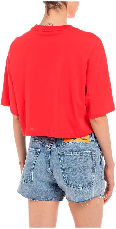 Replay Damen T-Shirt XS 159 Red, XS 159 Red