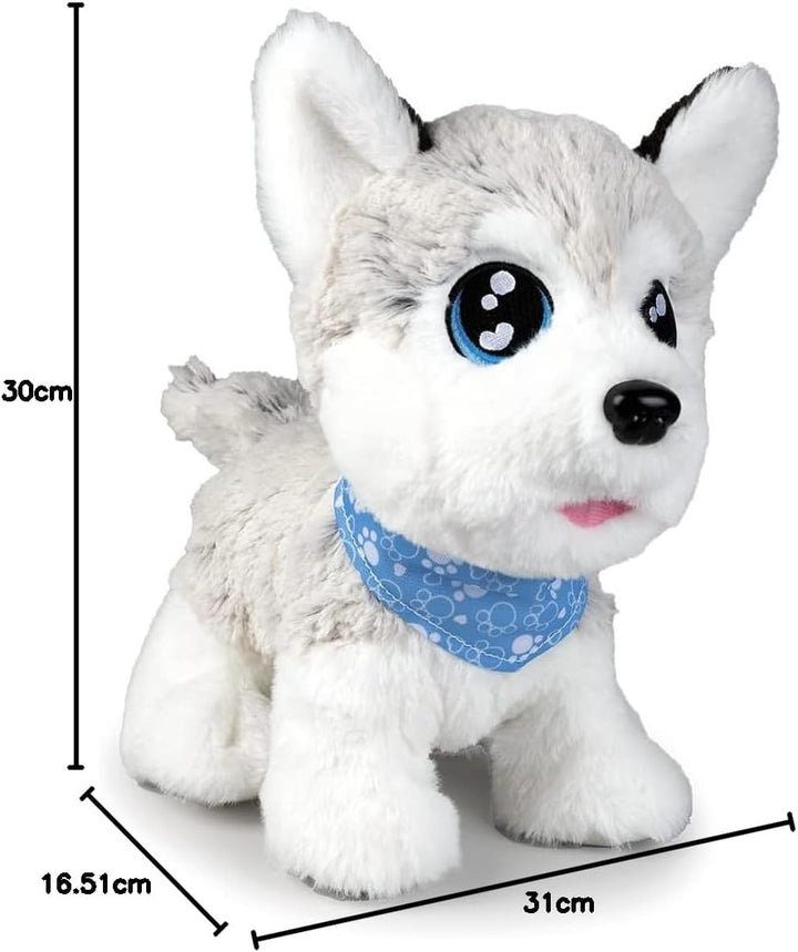 Simba - Chichi Love Husky - Interaktives Plüschtier 30 cm - 60 Töne - Batterien im Lieferumfang enth