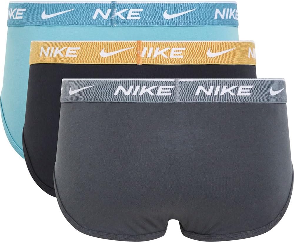 Nike Herren Briefs Slip M Denim Turq./Infi Gold/ Ant Move Wb, M Denim Turq./Infi Gold/ Ant Move Wb