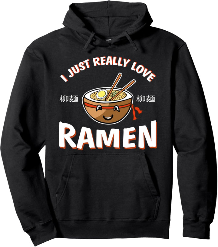 Ich liebe Ramen einfach wirklich Pullover Hoodie