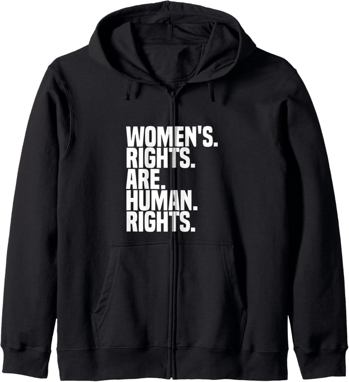 Women's Rights Are Human Rights Feminismus Kapuzenjacke