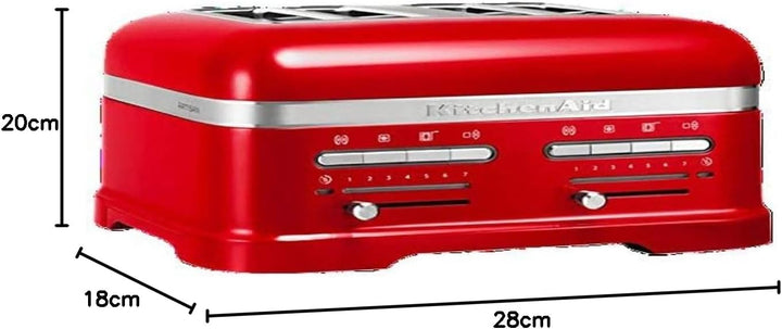 KitchenAid Toaster für 4 Scheiben mit Sandwich-Zange | Artisan | Retro Toast Machine | Verschiedene