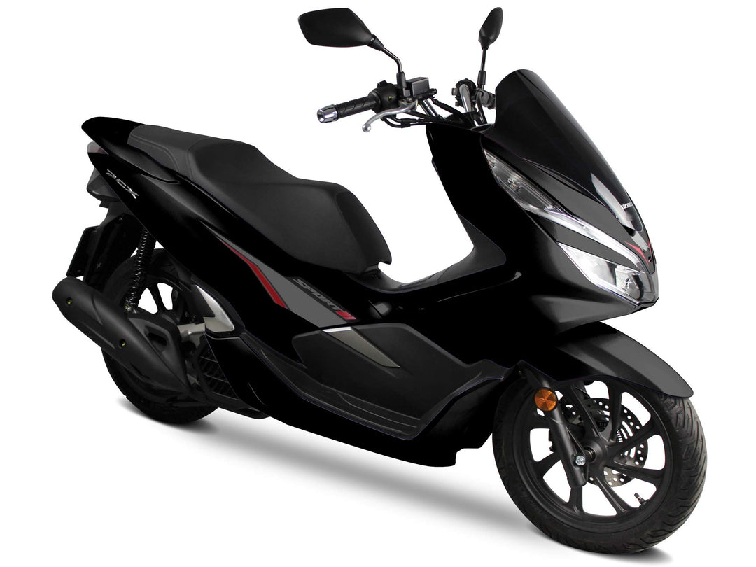 Dekoration Aufkleber Kit Honda Pcx 125 '19 Grau/Rot, Grau/Rot