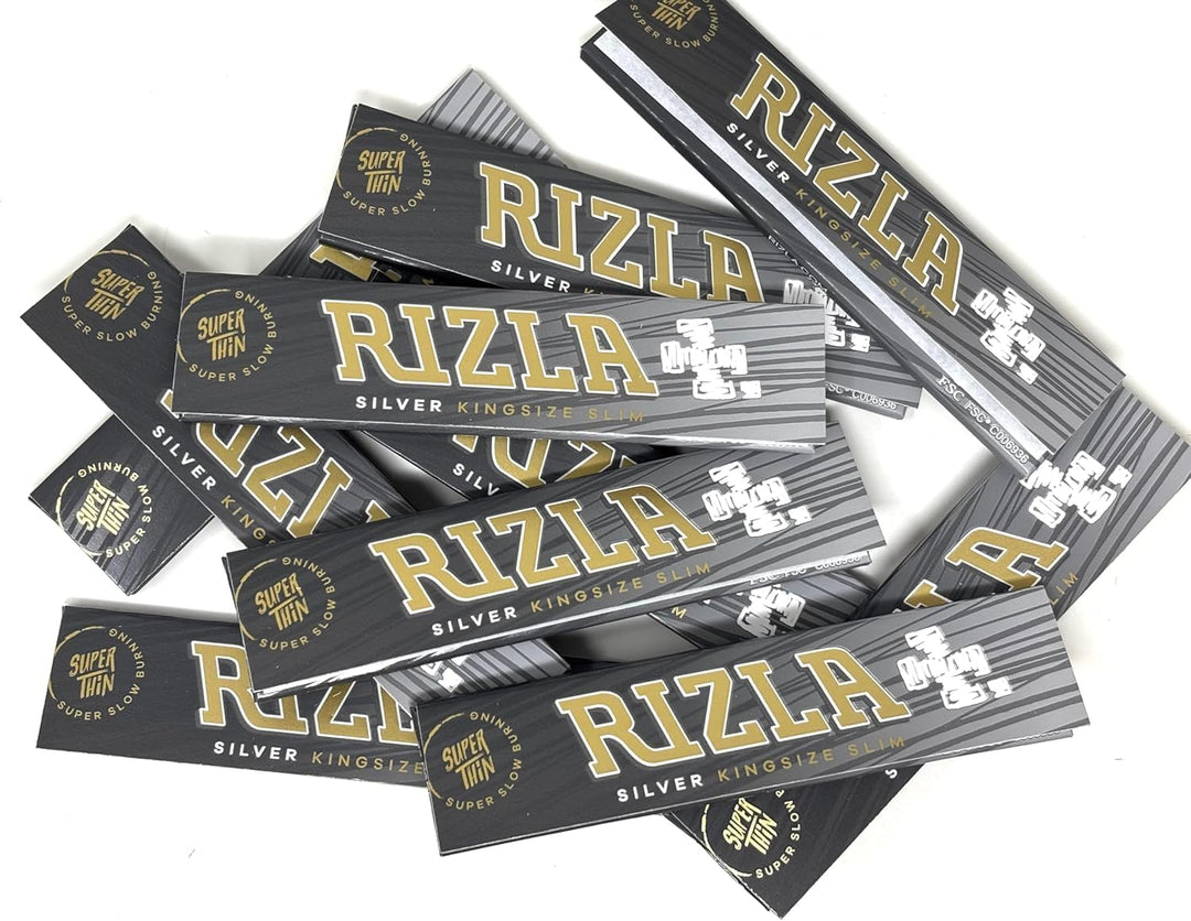 RIZLA CARTINE KING SIZE SLIM SILVER - 50 LIBRETTI 1 Neu und original verpackt, 1 Neu und original ve