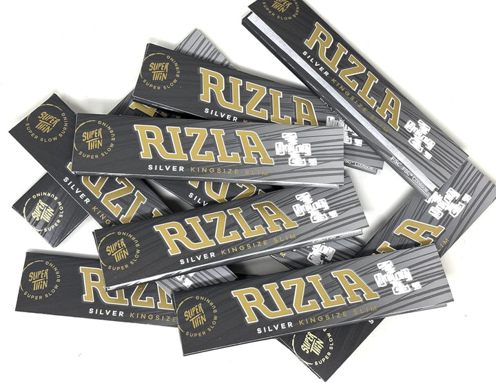 RIZLA CARTINE KING SIZE SLIM SILVER - 50 LIBRETTI 1 Neu und original verpackt, 1 Neu und original ve