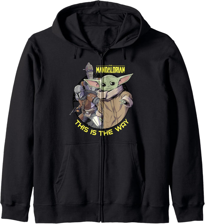 Star Wars: The Mandalorian Child Group Shot This Is The Way Kapuzenjacke