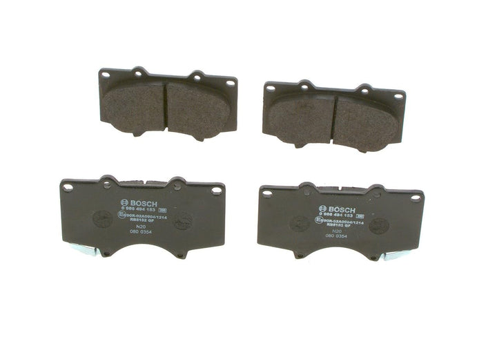 Bosch BP1064 Bremsbeläge - Vorderachse - ECE-R90 Zertifizierung - vier Bremsbeläge pro Set