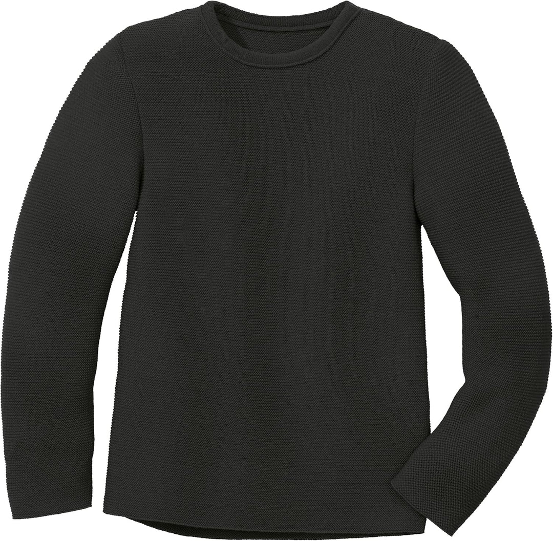 Disana Linksstrick-Pullover 86-92 Anthrazit, 86-92 Anthrazit
