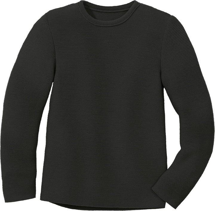 Disana Linksstrick-Pullover 86-92 Anthrazit, 86-92 Anthrazit
