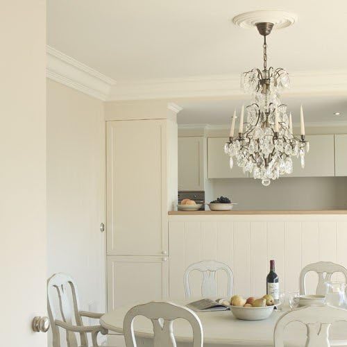 Rosette Stuck Orac Decor R09 LUXXUS Deckenrosette Wand Dekor Stuckrosette classic style Dekor weiss