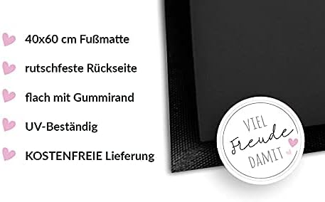 Fussmatte - Herzlich Willkommen wäre übertrieben - ironisch lustig Türmatte Fussabtreter Schmutzfang