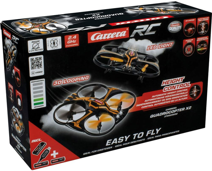 Carrera - 370503032 RC 2, 4GHz Quadcopter X2, Mehrfarbig