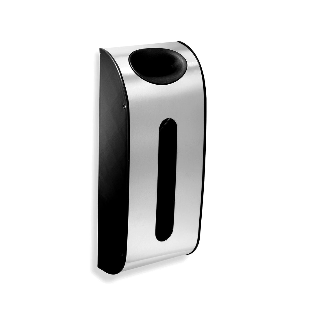 simplehuman KT1166 Einkaufstütenhalter mit Wandhalterung, Müllbeutel Halter, gebürsteter Stahl, 10 J
