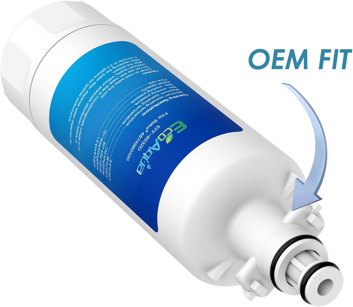 EcoAqua EFF-6032D EIS- und Wasserfilter für Kühlschränke passend für Beko 9256712, 487960200, 434665