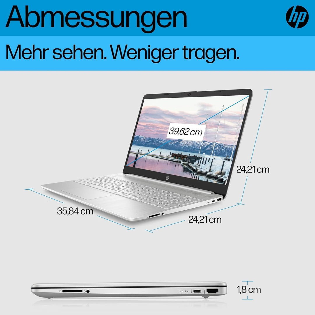 HP Laptop | 15,6" FHD Display | Intel Celeron N4500 | 4 GB DDR4 RAM | 128 GB SSD | Intel UHD Graphic
