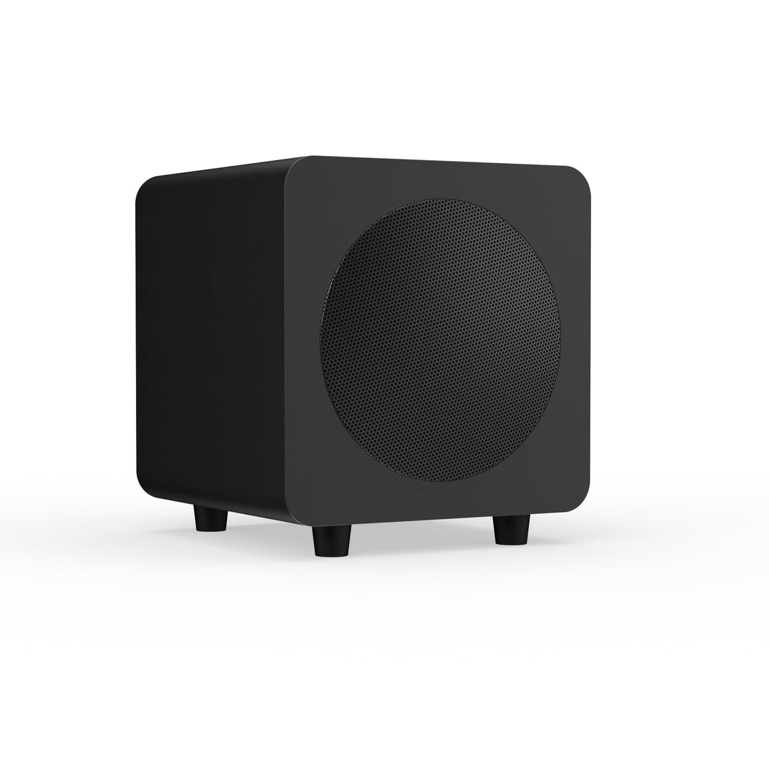 Kanto SUB6 Sealed Powered Subwoofer | 200W Peak Power | 6” Woofer | Quick & Accurate Bass | Ultra-co