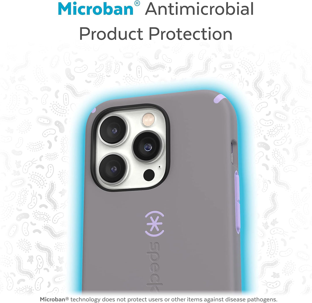 Speck iPhone 14 Pro Hülle – Schlanke Handyhülle mit Fallschutz, Kratzfest mit weicher Haptik für 6,1