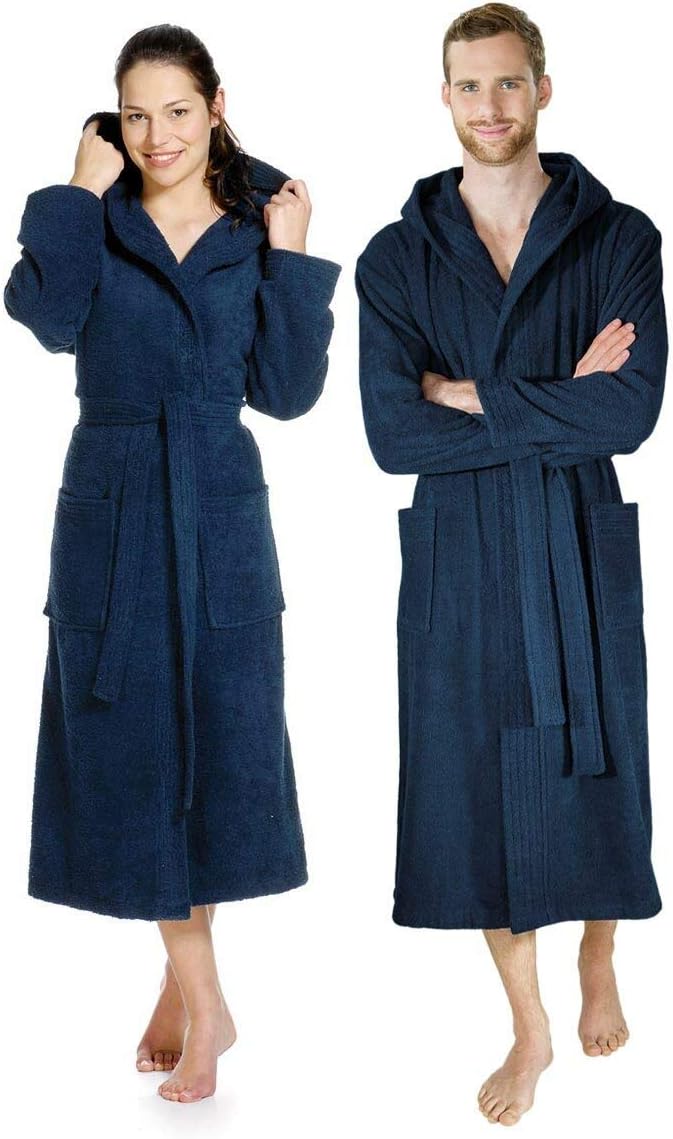 WeWo fashion Damen Kapuzen-Bademantel 3006 anthrazit 48 Bordeaux (164), 48 Bordeaux (164)