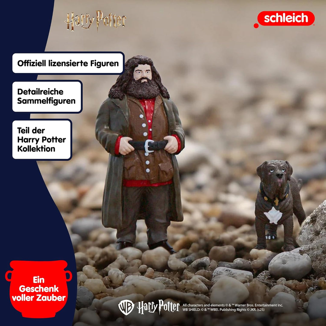 schleich 42638 Hagrid &amp; Fang, ab 6 Jahren, Harry Potter - Spielfigur, 8 x 11,5 x 13 cm, Mehrfarbig/M