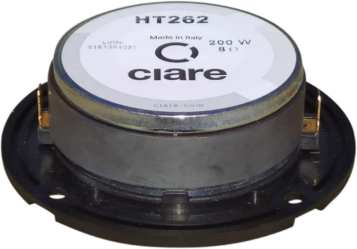 1 CIARE HT262 HT 262 kalotten hochtöner schwarzer Driver 4" 10,00 cm 100 mm Durchmesser 100 watt rms