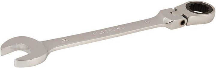 Silverline 918548 Ring-Maul-Ratschenschlüssel mit Gelenk 30 mm, 30 mm