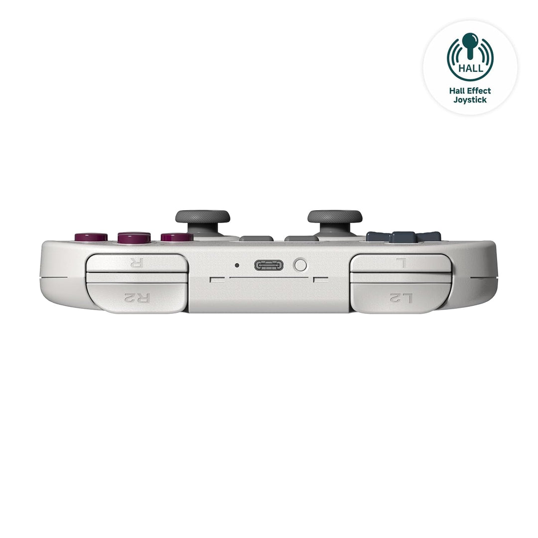 8BitDo SN30 Pro Bluetooth Controller, Hall Effect Joystick Update, Compatible with Switch, PC, macOS