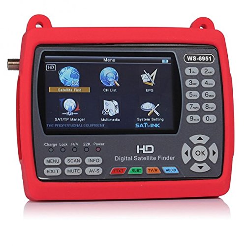 Satlink WS WS-6951 DVB-S/S2 HD Satelliten-Messgerät, Schwarz