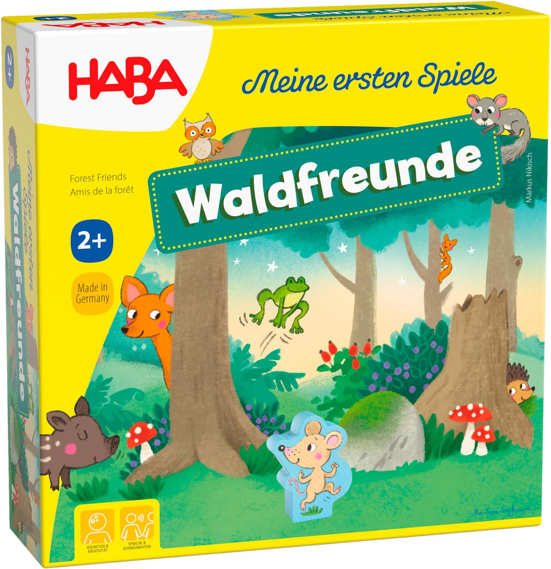 HABA 306605 - Meine Ersten Spiele â€“ Waldfreunde, Kleinkindspiel Ab 2 Jahren, Made In Germany, Bunt