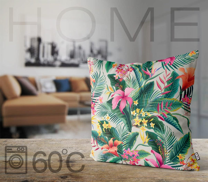 VOID Tropen Dschungel Blumen Kissenbezug Kissenhülle Sofakissen Kissen Deko Outdoor-Kissen Dekokisse