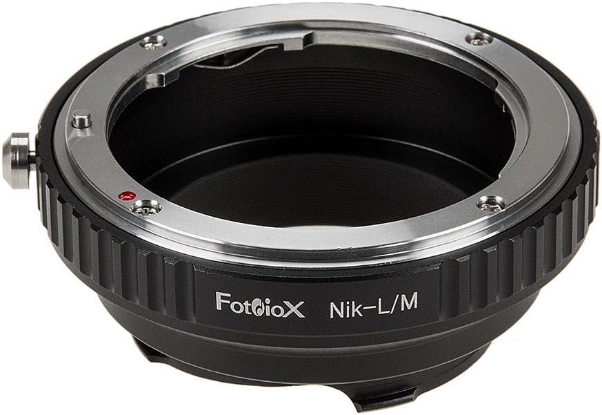 Fotodiox Lens Mount Adapter Compatible with Nikon F-Mount Lenses on Leica M-Mount Cameras