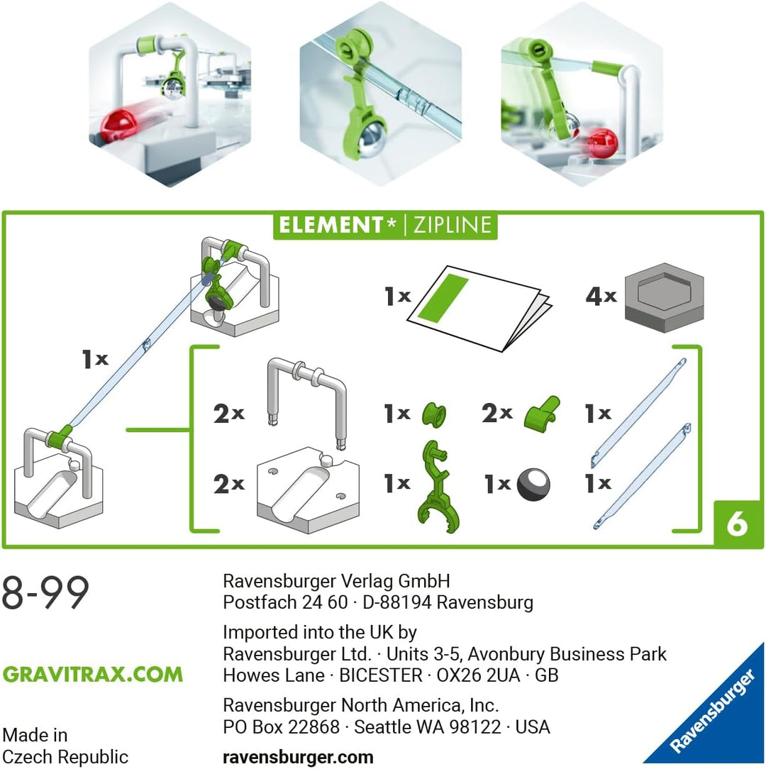Ravensburger GraviTrax PRO Extension Vertical 22427 - GraviTrax Erweiterung für Deine Kugelbahn & Gr