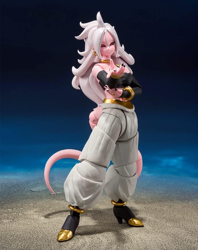 BANDAI -65161 Dragonball Dragon Ball Fighter Z Android 21 SHF, Mehrfarbig, 65161