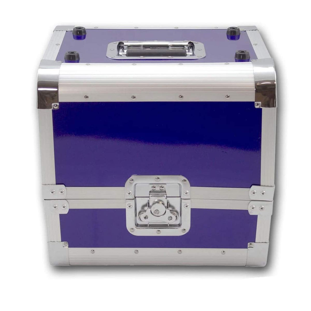 SATISFIRE® Plattenkoffer LP80 • Aluminium-Koffer • Vinyl-Case • Schallplattenkoffer • für 80 LP 50:5