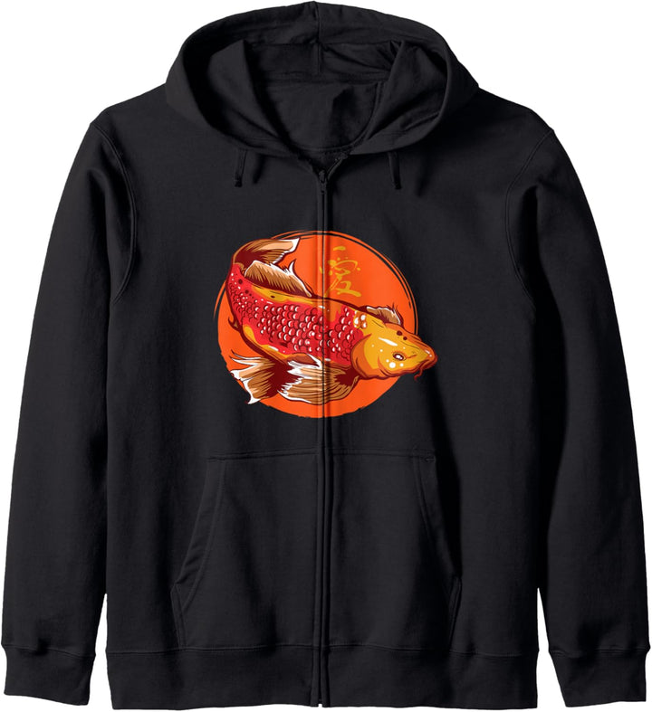 Koi Teich Karpfen Japan Fisch Japanisch Kapuzenjacke