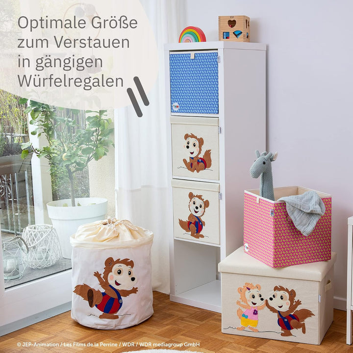 meets Bobo Siebenschläfer Aufbewahrungsbox mit Streuprint für Kinder – Box mit dem beliebten Siebens