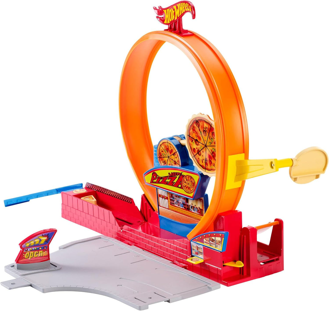 Hot Wheels City Deluxe Play Set - Speedy Pizza (Bgj05)