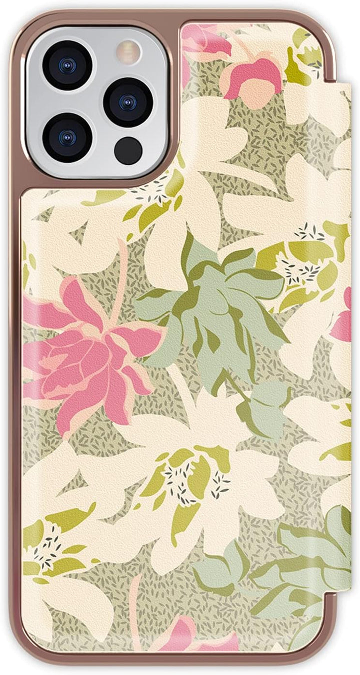 Ted Baker Schutzhülle für iPhone 13 Pro, verspiegelt, Salbeigrün